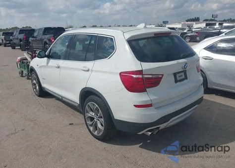 2017 BMW X3 Sdrive28I из США, поврежденный, VIN 5UXWZ7C31H0X42626